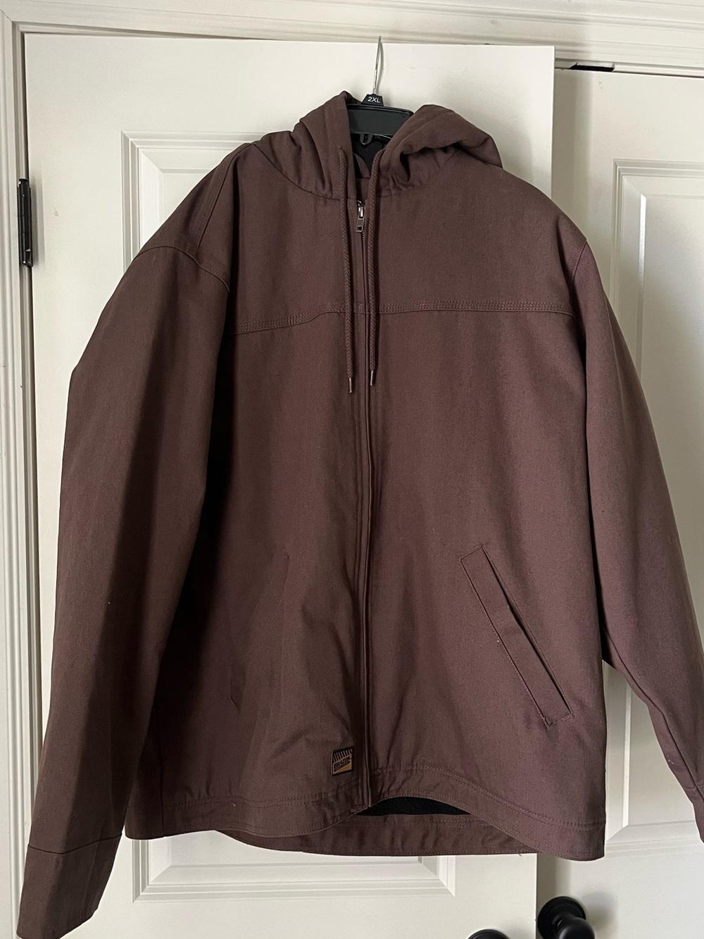 Brown hoodie